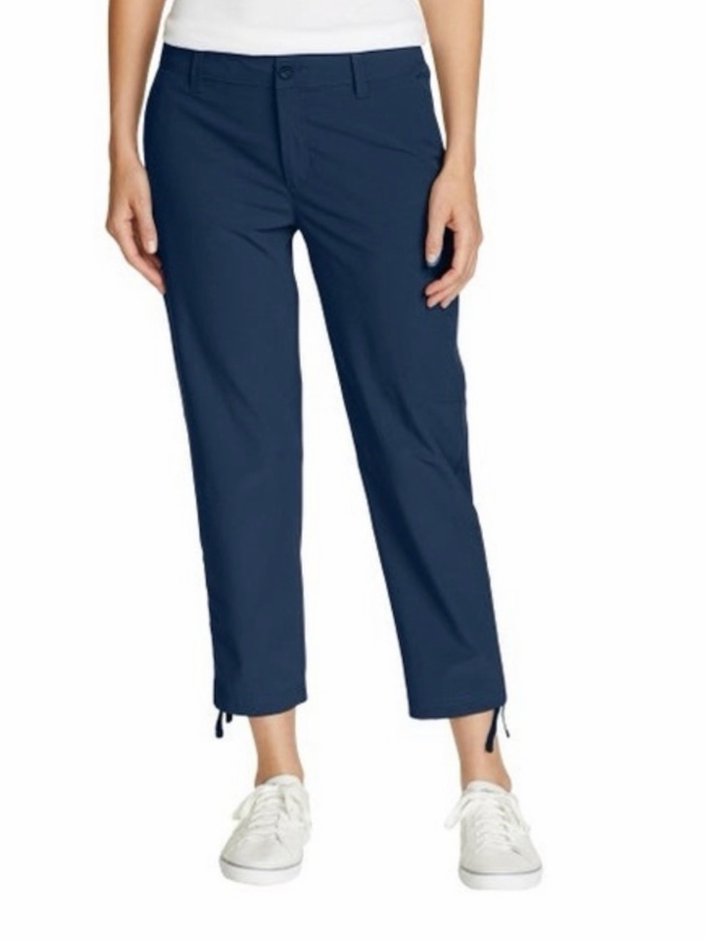 Eddie Bauer Stretch Ripstop Crop Pants Women’s Size 6 Blue Hiking Outdoor Travel